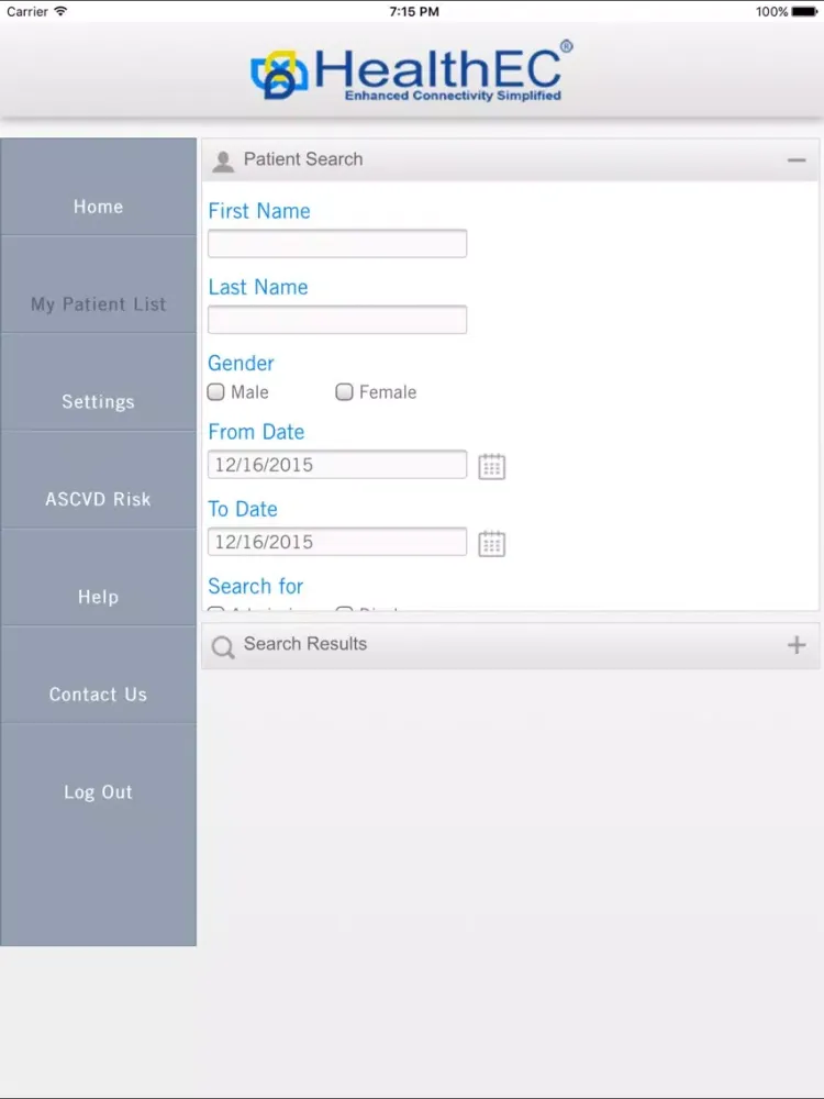 Provider eConnect iPad  स्क्रीनशॉट