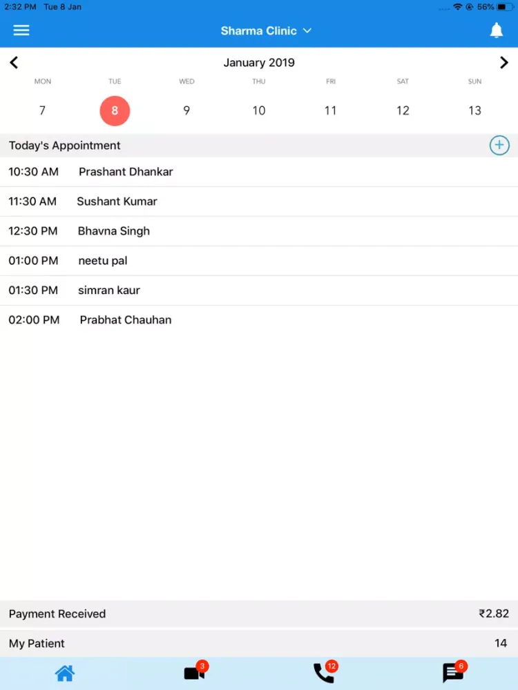 HDoc | Practice Management App iPad  Screenshots