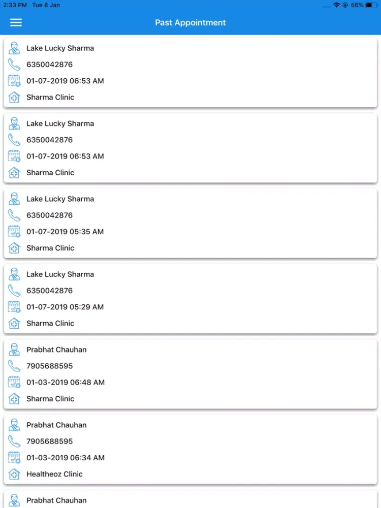 HDoc | Practice Management App iPad  Screenshots