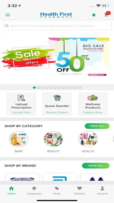 Health First - Online Pharmacy应用截图