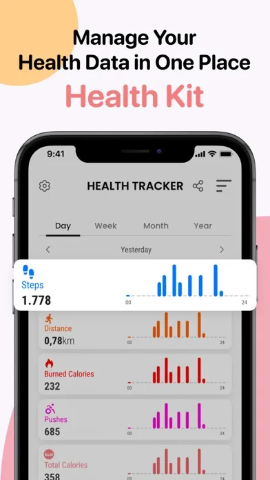 HealthKit: Health Tracker 스크린샷