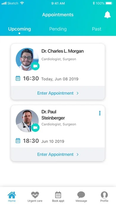Скриншоты HealthLink Telemedicine