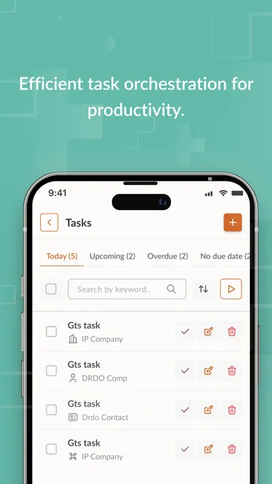 Captures d'écran de HealthLink CRM