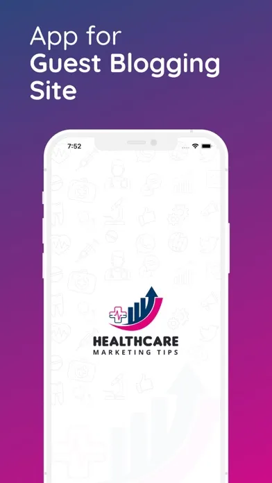 Capturas de tela do Healthcare Marketing Tips