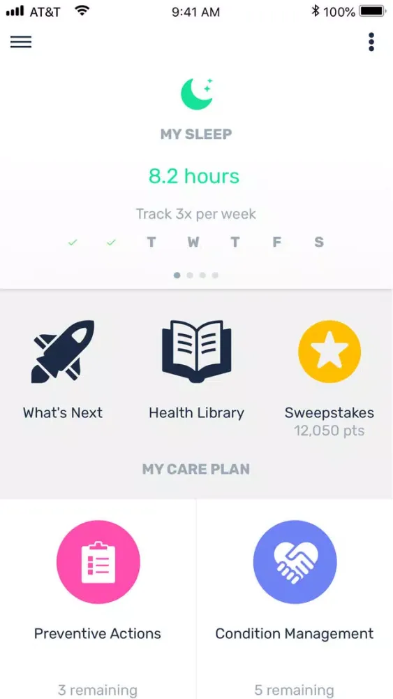 HealthMine 스크린샷