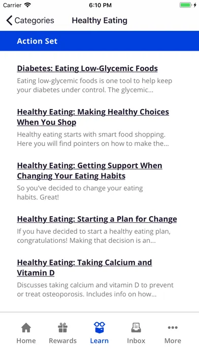 MyHealthy Rewards سکرین شاٹس