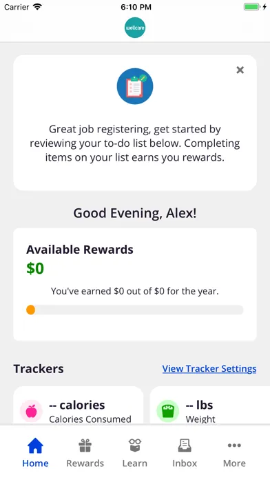 My Wellcare Rewards Screenshots