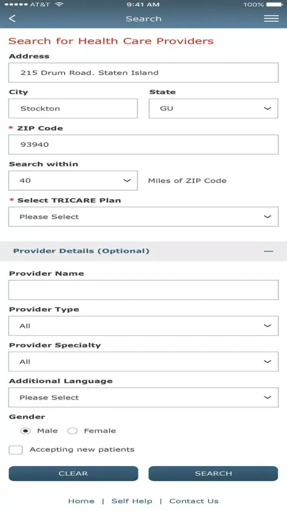 TRICARE West Screenshots