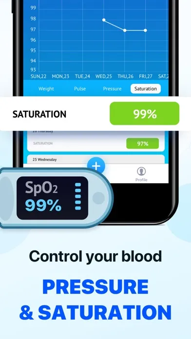 ภาพหน้าจอของ HealthRate: AI Pulse Monitor