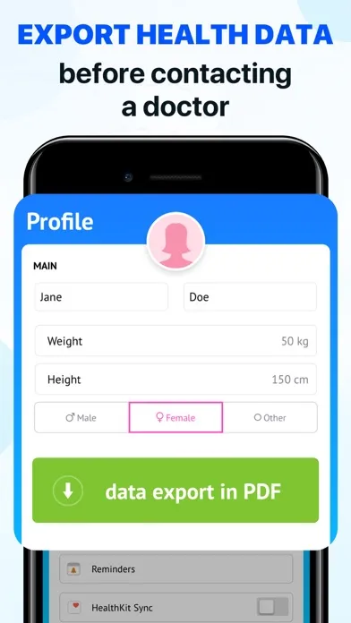 ภาพหน้าจอของ HealthRate: AI Pulse Monitor