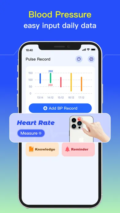 Pulse Record - BP & HR Monitor应用截图