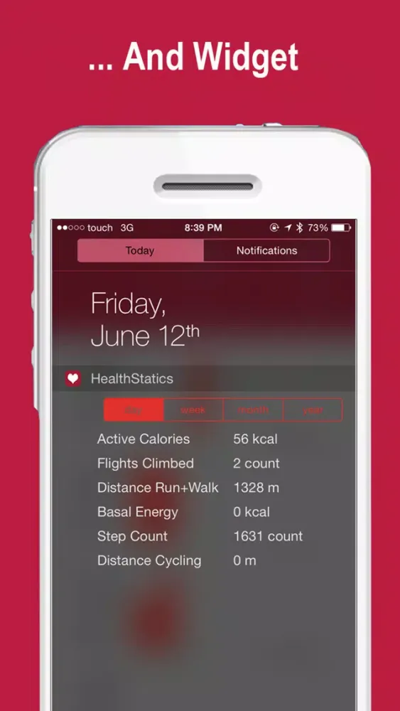 تصاویر HealthStatics Lite for your Apple Health Data app