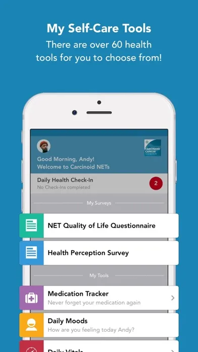 NET Cancer Health Storylines Screenshots