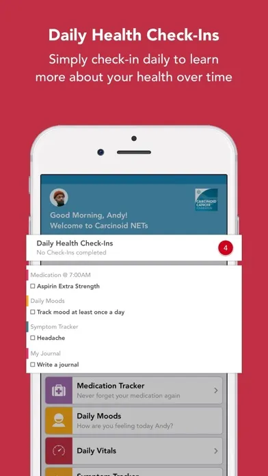 NET Cancer Health Storylines Screenshots