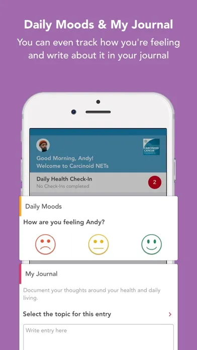 NET Cancer Health Storylines Screenshots