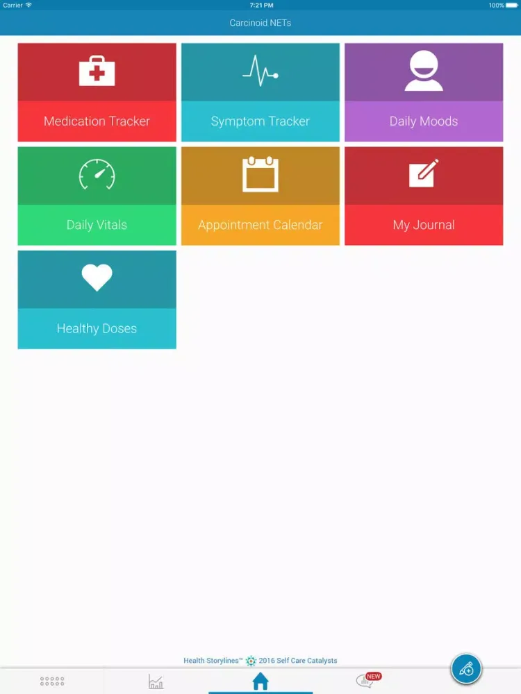 Скриншоты CarcinoidNETs HealthStorylines iPad 