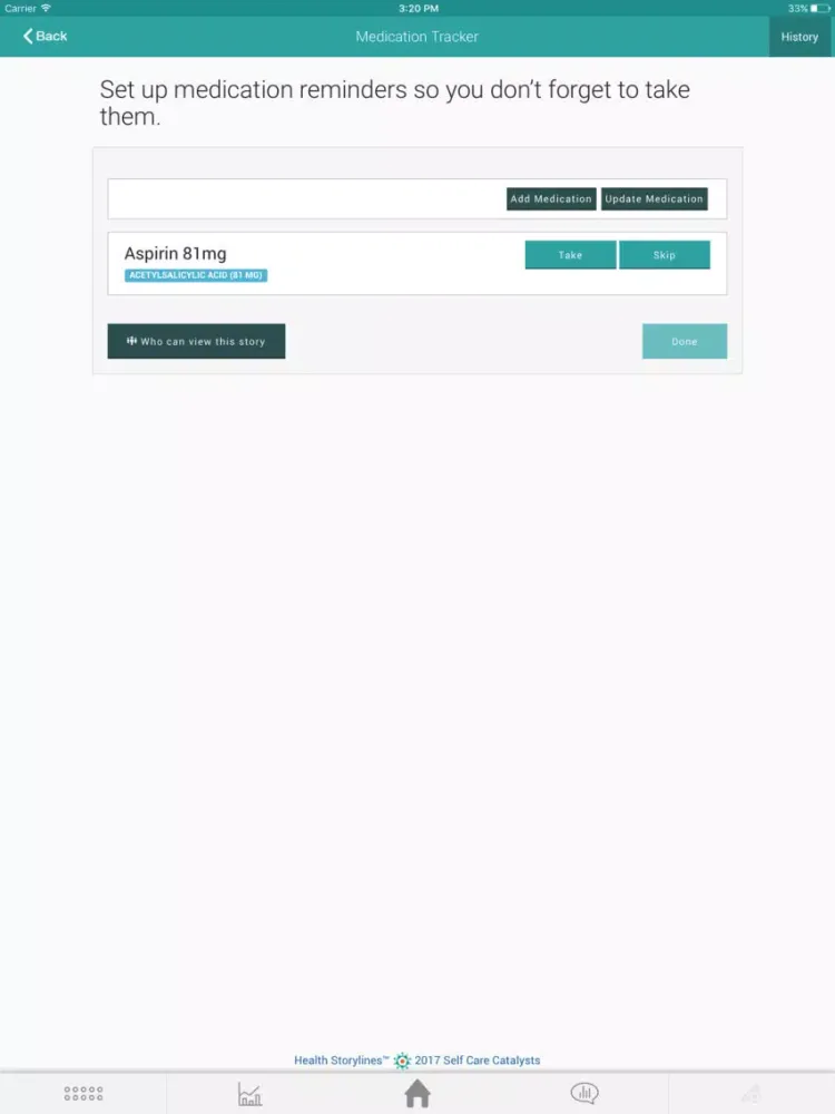 NSCLC Health Storylines iPad  Screenshots