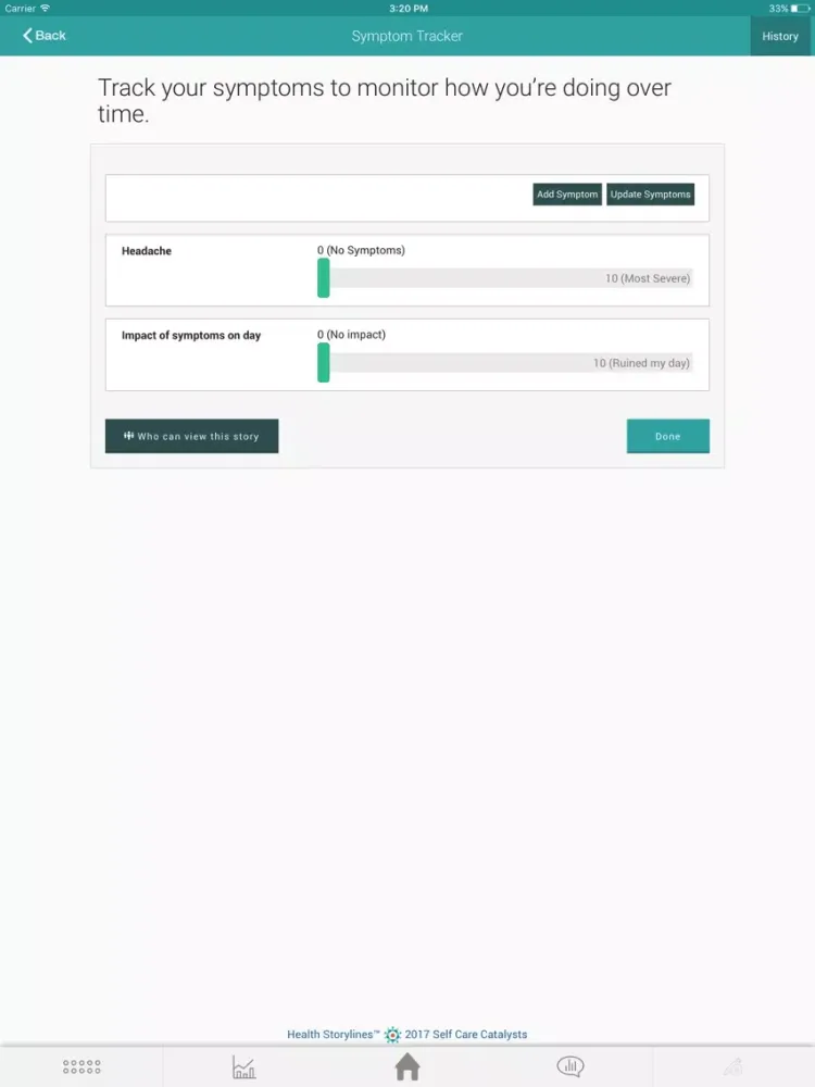 NSCLC Health Storylines iPad  Screenshots