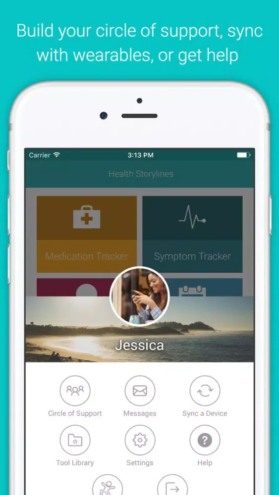 NSCLC Health Storylines Screenshots