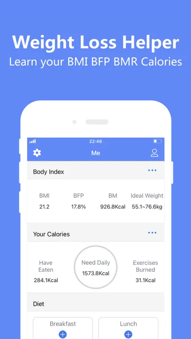 Скриншоты Weight Loss:Calorie Counter