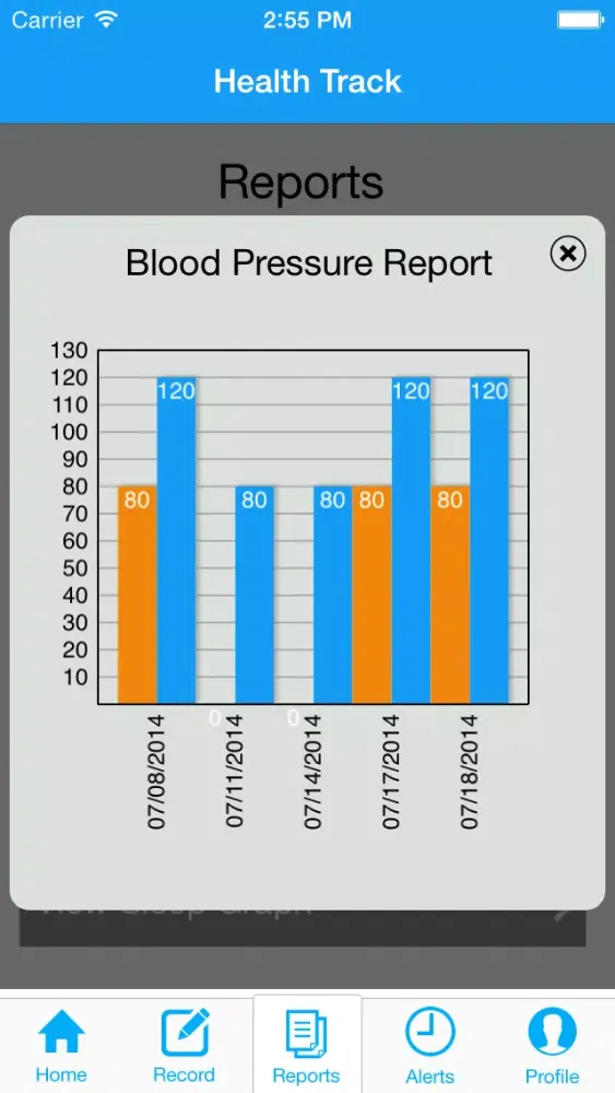 Capturas de tela do HealthTrack - Mobile Patient Monitoring and Reporting System