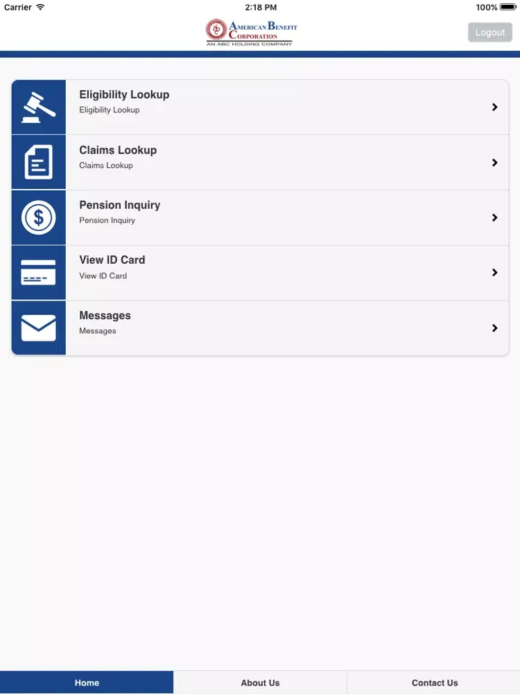 ABC Mobile Benefits iPad  Screenshots
