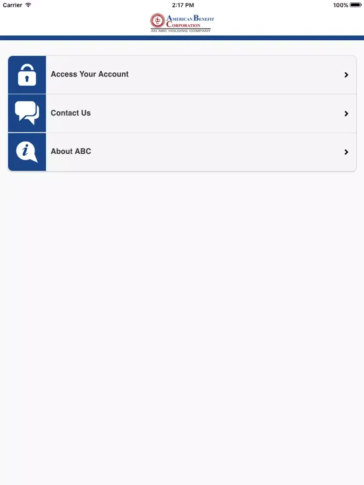 ABC Mobile Benefits iPad  Screenshots