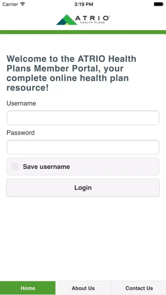 Capturas de pantalla de ATRIO Health Plans