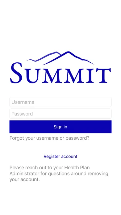 Capturas de tela do Summit Admin Mobile