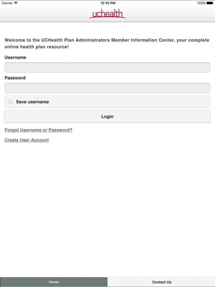 UCHealth TPA iPad  Screenshots