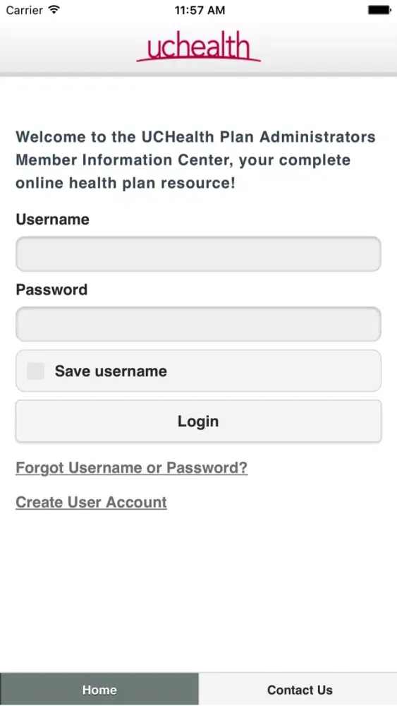 UCHealth TPA Screenshots