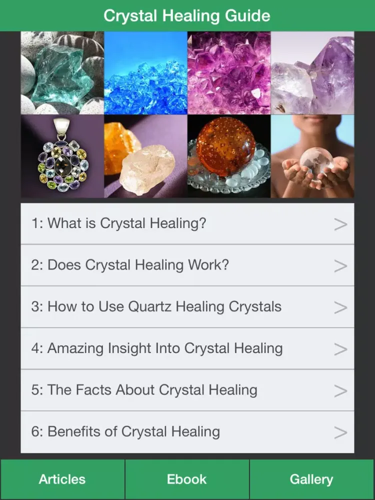 Crystal Healing Guide - Learn How To Use Crystals For Healing ! iPad  スクリーンショット