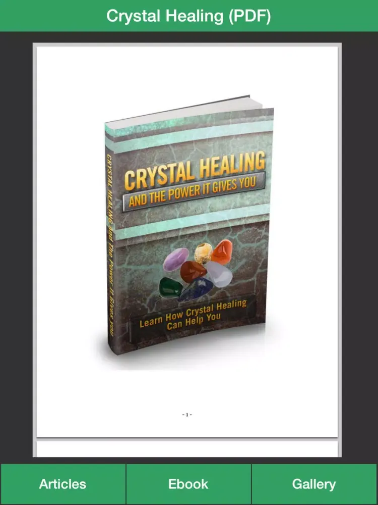 Crystal Healing Guide - Learn How To Use Crystals For Healing ! iPad  スクリーンショット
