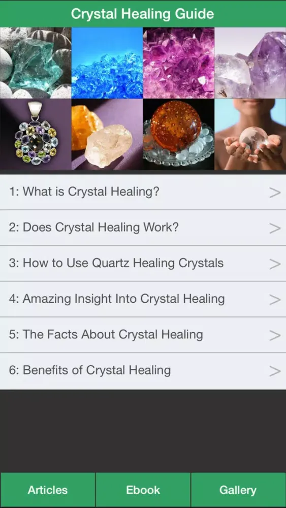 Crystal Healing Guide - Learn How To Use Crystals For Healing ! スクリーンショット