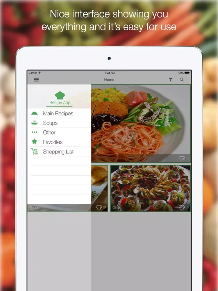 Tangkapan skrin Healthy Dinner Recipes - Find All Easy Recipes iPad 