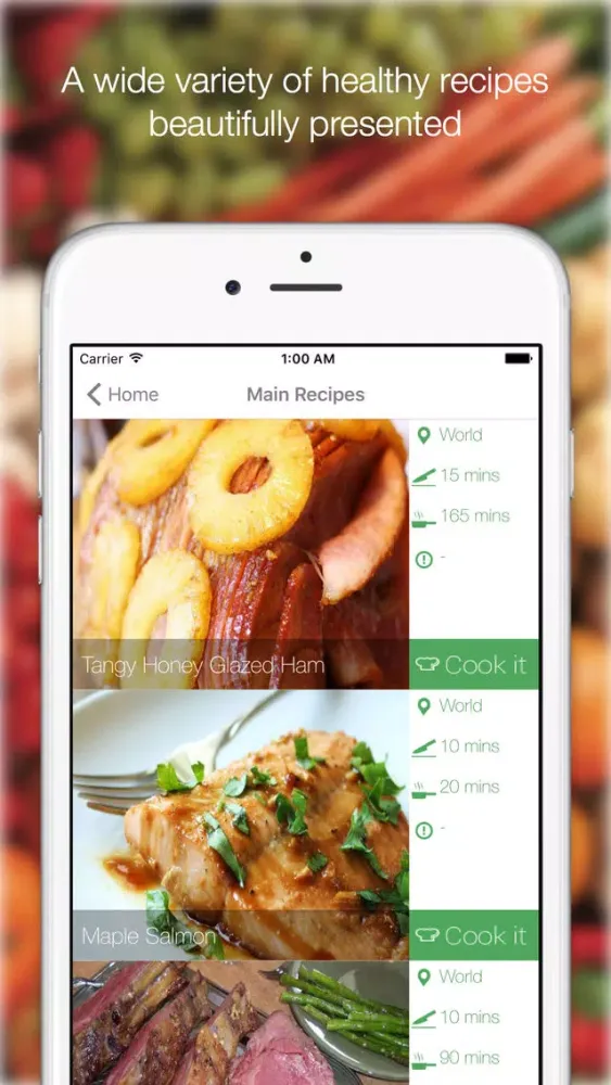 Tangkapan skrin Healthy Dinner Recipes - Find All Easy Recipes
