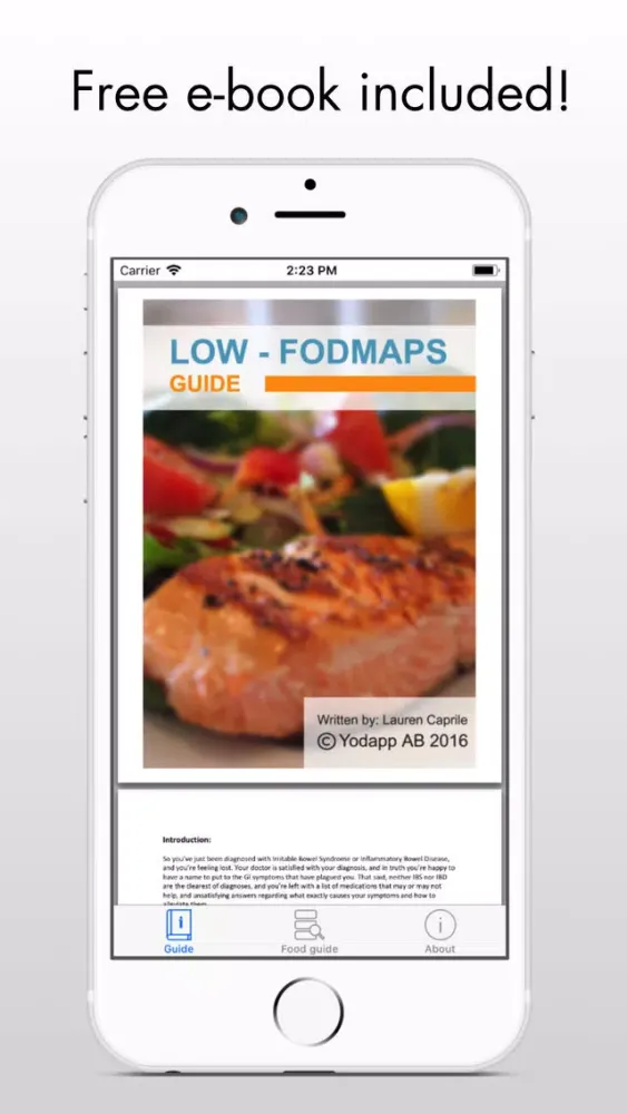 Captures d'écran de FODMAP - low fodmap ibs diet