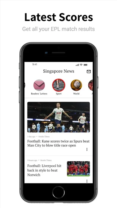 Tangkapan layar Singapore News - SG News