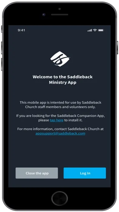 Saddleback Ministry App Screenshots