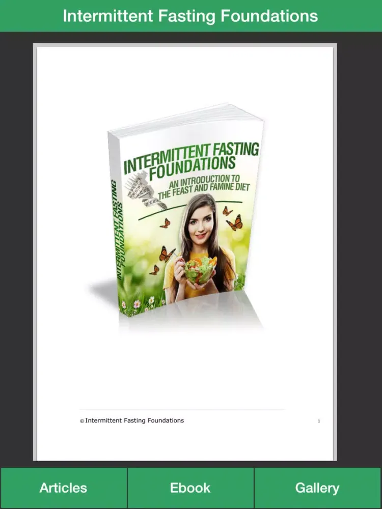 صور Intermittent Fasting Guide - Have a Fit & Healthy with IF Diet Effectively ! iPad 