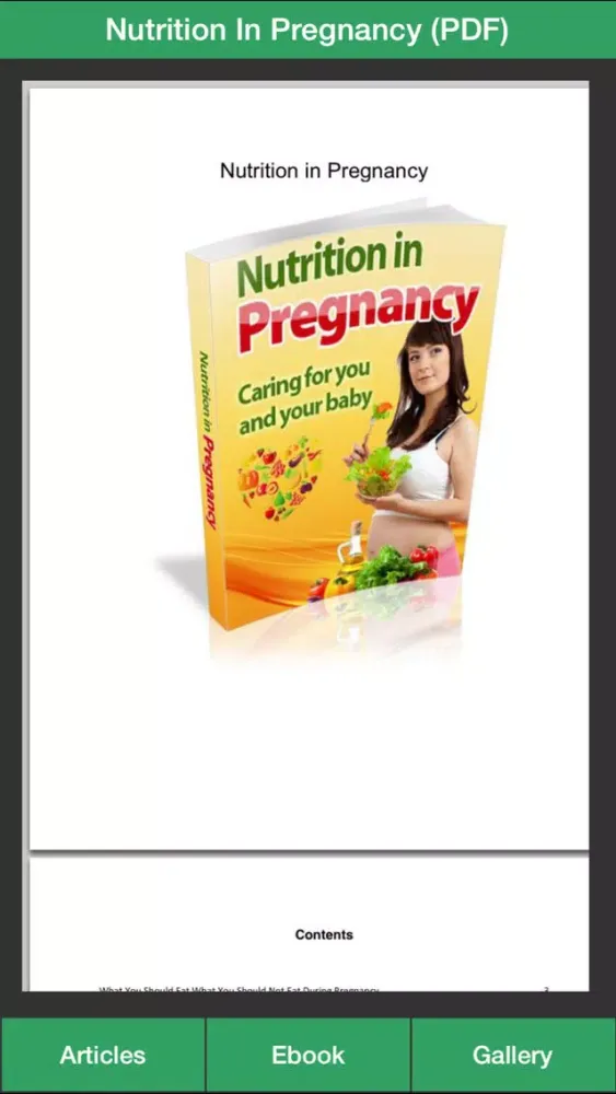 Pregnancy Foods Guide - The Guide To Eating Nutrition Food For Best Pregnancy!應用截圖
