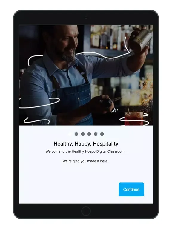 Healthy Hospo iPad  স্ক্রিনশট