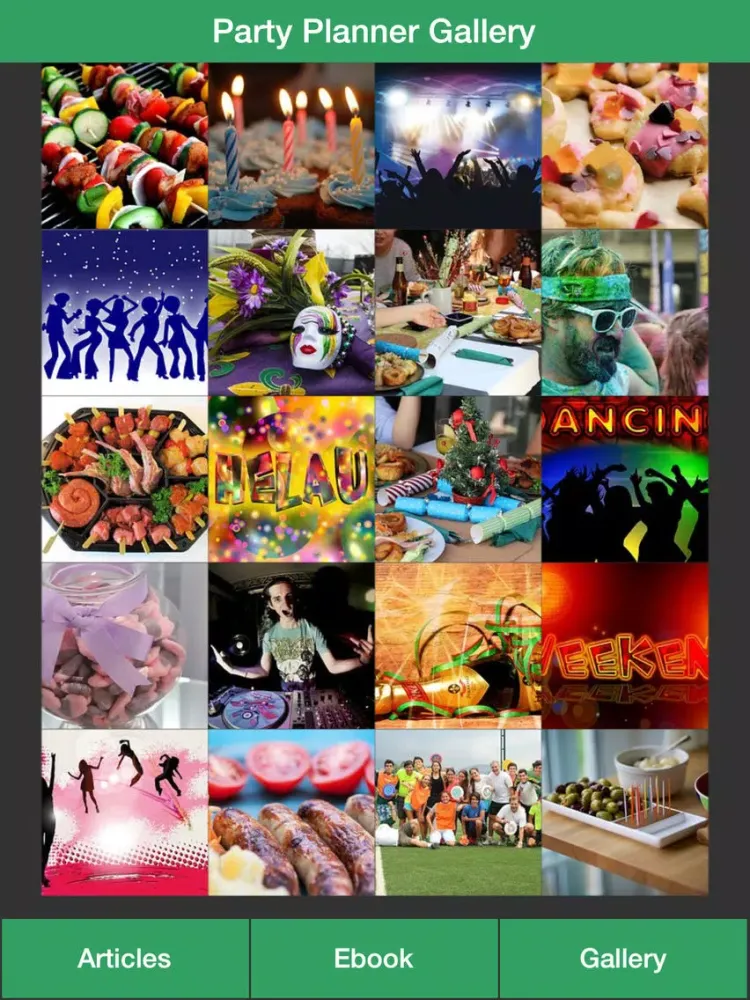 Captures d'écran de Party Planner Guide - A Guide To Planning Perfect Your Party! iPad 