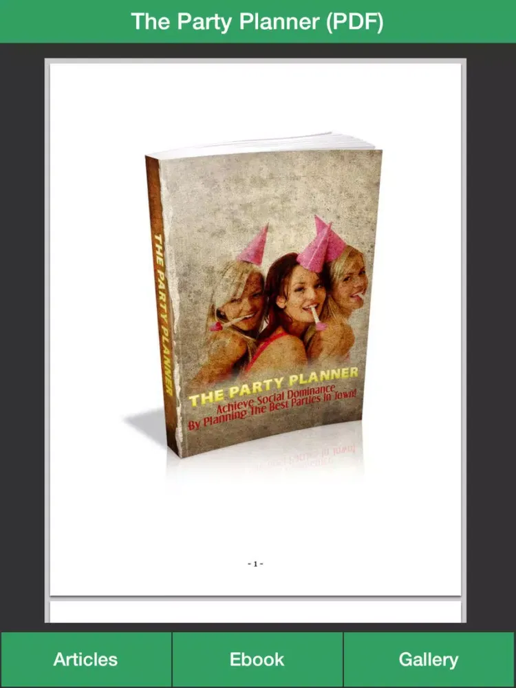 Captures d'écran de Party Planner Guide - A Guide To Planning Perfect Your Party! iPad 