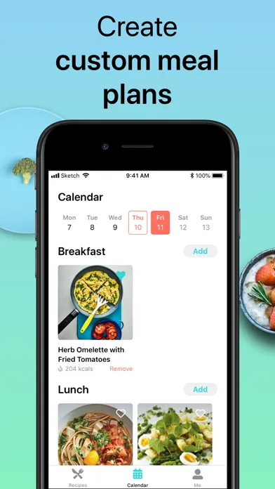 Eat Well: Meal Plans & Recipes Screenshots