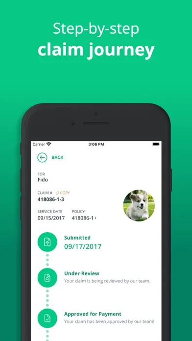 Ảnh chụp màn hình của Healthy Paws App