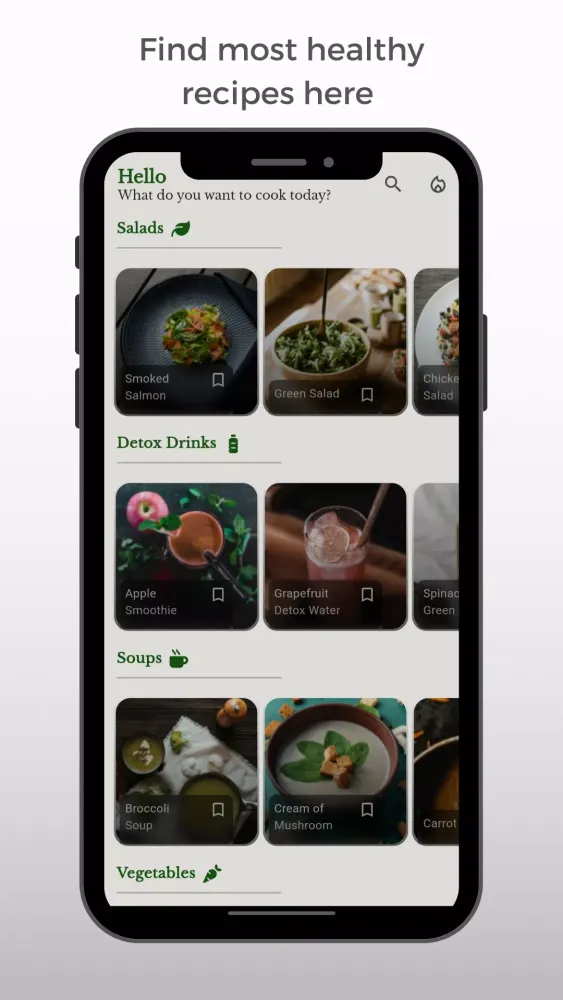 Capturas de tela do IYUTECH: Healthy Food Recipes