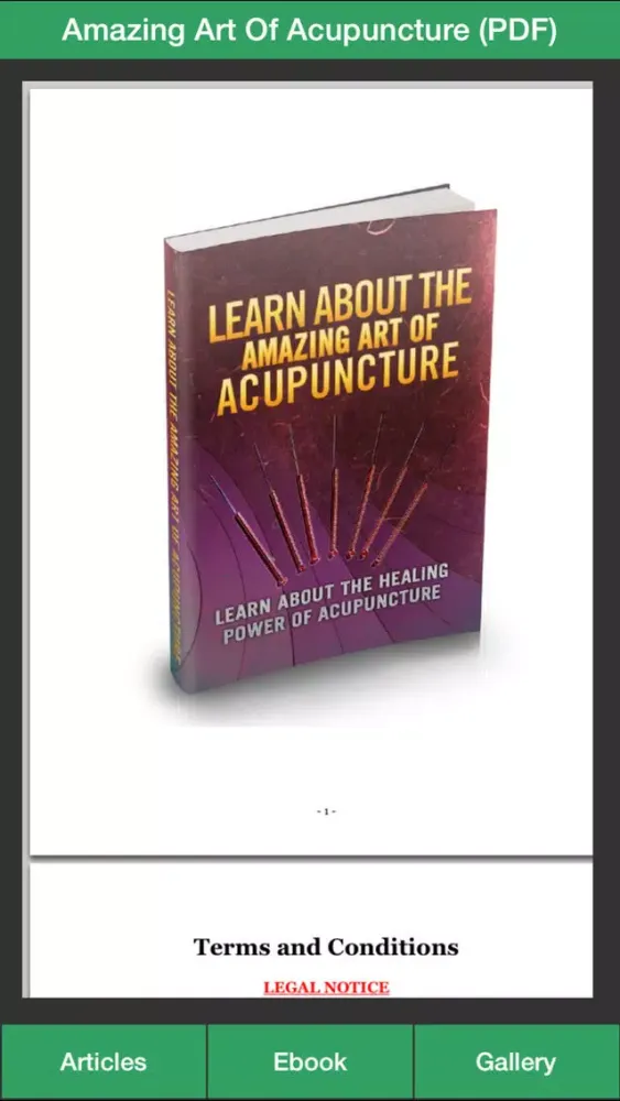 Captures d'écran de Acupuncture Guide - Everything You Need To Know About Acupuncture Treatment!