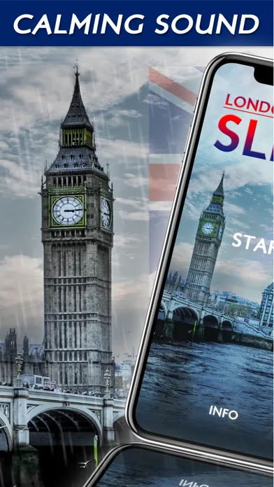 Capturas de tela do London Rain Sleep