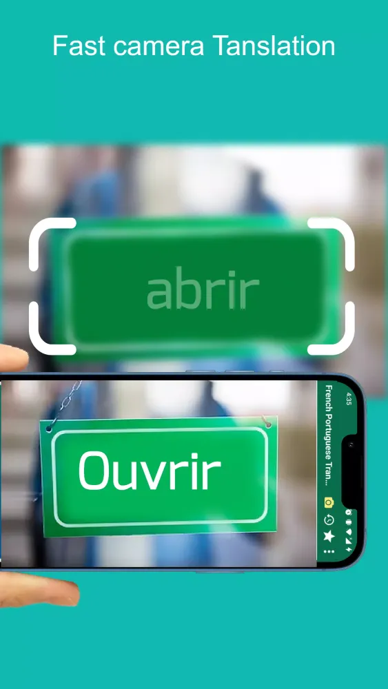 Tangkapan layar French Portuguese Translator